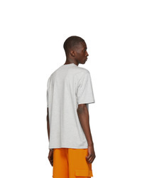 Burberry Grey Monogram Oversized Gately T Shirt