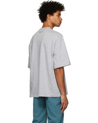 Lanvin Grey Printed Oversized T Shirt