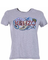 Kenzo Grey Printed T Shirt