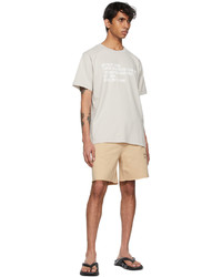 Helmut Lang Grey Recycled Jersey T Shirt