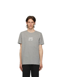 A.P.C. Grey S T Shirt