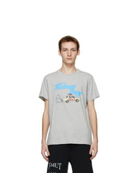 Helmut Lang Grey Saintwoods Edition Hl Taxi T Shirt