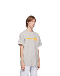 Sporty and Rich Grey Science Of Good Health T Shirt