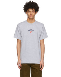 Noah Grey Winged Foot Logo T Shirt
