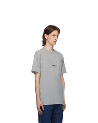 Vetements Grey Written Logo T Shirt