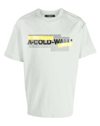 A-Cold-Wall* Grid Logo Print T Shirt