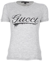Gucci Logo Print T Shirt