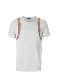 Alexander McQueen Harness Print T Shirt