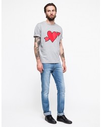 Ami Heart Breaker Printed T Shirt