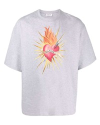 Lanvin Heart Logo Print T Shirt