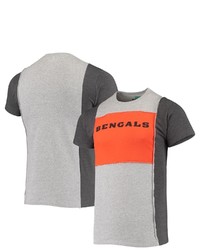 REFRIED APPAREL Heather Gray Cincinnati Bengals Sustainable Split T Shirt