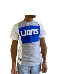 REFRIED APPAREL Heather Gray Detroit Lions Sustainable Split T Shirt