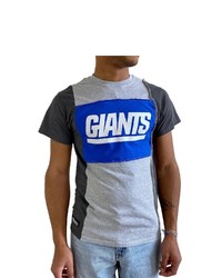 REFRIED APPAREL Heather Gray New York Giants Sustainable Split T Shirt