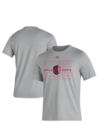 adidas Heather Gray St Louis City Sc Repeat Creator T Shirt At Nordstrom