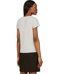 A.P.C. Heather Grey A Perfect Chick T Shirt