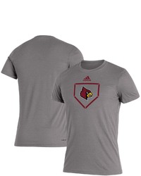 adidas Heathered Charcoal Louisville Cardinals Locker Diamonds Are Forever Roready T Shirt In Heather Charcoal At Nordstrom