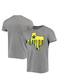 HOMEFIELD Heathered Gray Baylor Bears Vintage Texas Tri Blend T Shirt In Heather Gray At Nordstrom
