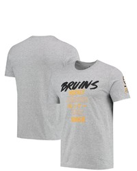 adidas Heathered Gray Boston Bruins Global Game T Shirt