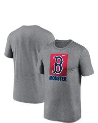 Nike Heathered Gray Boston Red Sox Local Logo Legend T Shirt In Heather Gray At Nordstrom