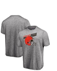 Majestic Heathered Gray Cleveland Browns Showtime Pro Grade T Shirt