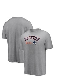 Majestic Heathered Gray Houston Astros Open Opportunity T Shirt