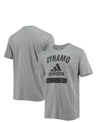 adidas Heathered Gray Houston Dynamo Fc Equipt Tri Blend T Shirt In Heather Gray At Nordstrom