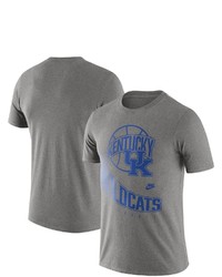 Nike Heathered Gray Kentucky Wildcats Retro Basketball T Shirt