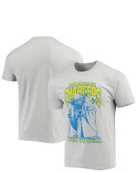 Junk Food Heathered Gray Los Angeles Chargers Disney Star Wars Yoda Win We Will T Shirt In Heather Gray At Nordstrom
