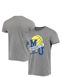 HOMEFIELD Heathered Gray Marquette Golden Eagles Vintage 1977 Champs Tri Blend T Shirt