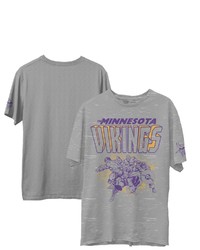 Junk Food Heathered Gray Minnesota Vikings Marvel T Shirt In Heather Gray At Nordstrom