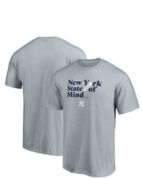 BREAKINGT Heathered Gray New York Yankees Local T Shirt