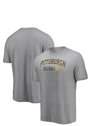 Majestic Heathered Gray Pittsburgh Pirates Open Opportunity T Shirt At Nordstrom