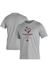 adidas Heathered Gray Texas A M Aggies Sideline Locker Tag Creator Roready T Shirt In Heather Gray At Nordstrom