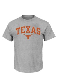 PROFILE Heathered Gray Texas Longhorns Arch Over Big Tall T Shirt