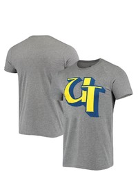 HOMEFIELD Heathered Gray Toledo Rockets Vintage Ut Logo Tri Blend T Shirt