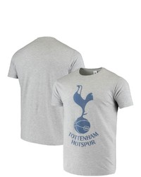 Fifth Sun Heathered Gray Tottenham Hotspur Primary Logo T Shirt