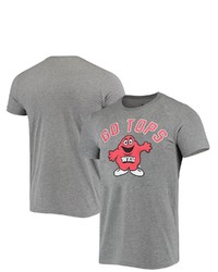 HOMEFIELD Heathered Gray Western Kentucky Hilltoppers Vintage Go Tops Tri Blend T Shirt