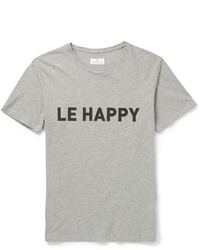 Hentsch Man Le Happy Printed Cotton T Shirt