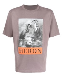 Heron Preston Heron Print Cotton T Shirt