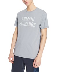 Armani Exchange Holographic Logo Graphic Tee