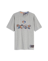 BOSS Hugo X Nba Tbasket New York Knicks Logo Graphic Tee