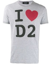 DSQUARED2 I Love D2 Printed T Shirt