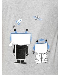Karl Lagerfeld Karl Choupette Robot Cotton T Shirt