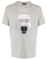 Karl Lagerfeld Kikonic Print Cotton T Shirt
