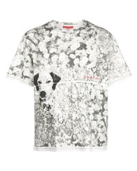 Eckhaus Latta Lapped Dog Graphic Print T Shirt