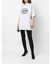 Balenciaga Large Fit Property Print T Shirt