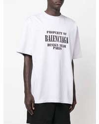 Balenciaga Large Fit Property Print T Shirt