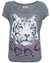 Lauren Moshi Audrey Tiger Print T Shirt