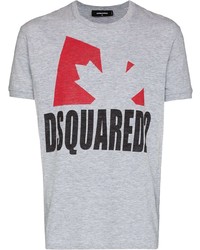 DSQUARED2 Leaf Print Short Sleeve T Shirt