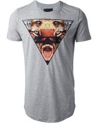 Les Claires Animal Collage Print T Shirt